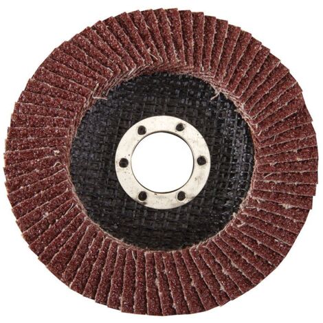 Silverline Aluminium Oxide Flap Disc - 115mm 40 Grit