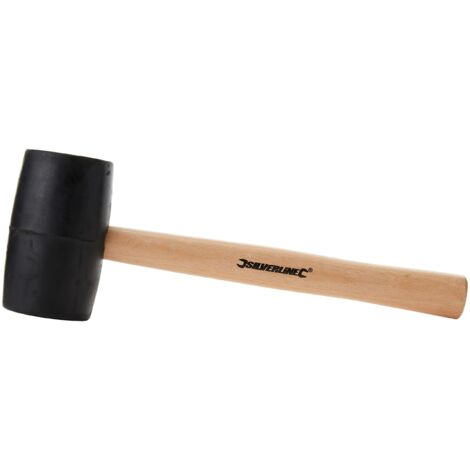 Silverline Black Rubber Mallet 24oz (680g) HA73