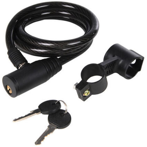 Silverline Cable Bike Lock - 10 x 1200mm