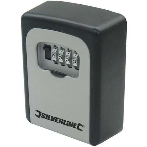 Puroma Caja de cerradura de llave, caja de seguridad portátil de  combinación para montar en la pared, caja de almacenamiento de llaves para  llaves de