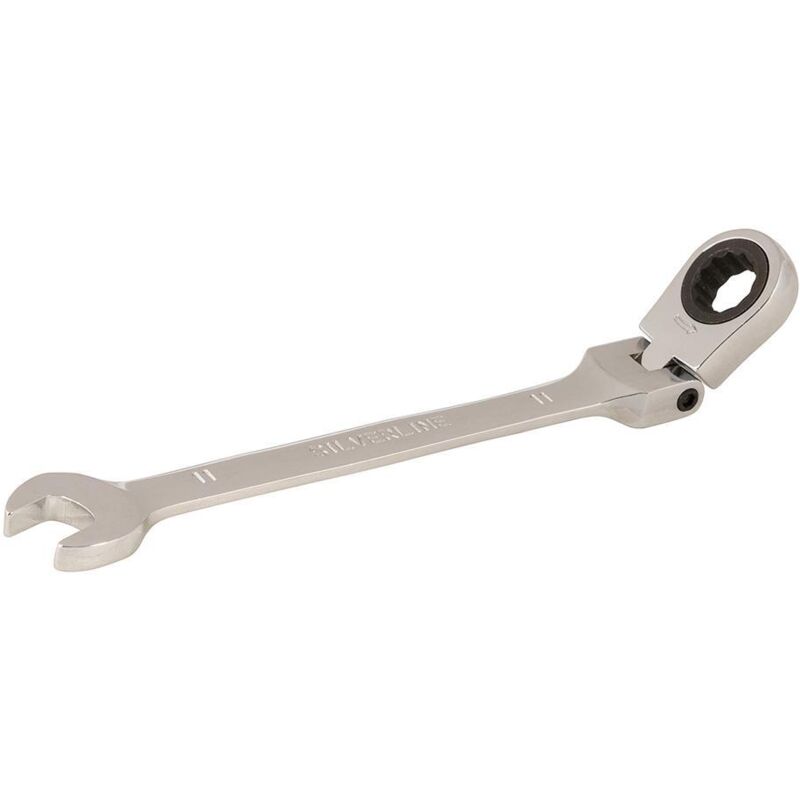 Chiave a cricchetto combinata a testa flessibile 11 mm