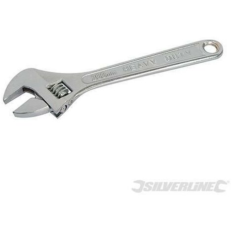 Silverline Chiave regolabile 200 mm - Mascella 26 mm