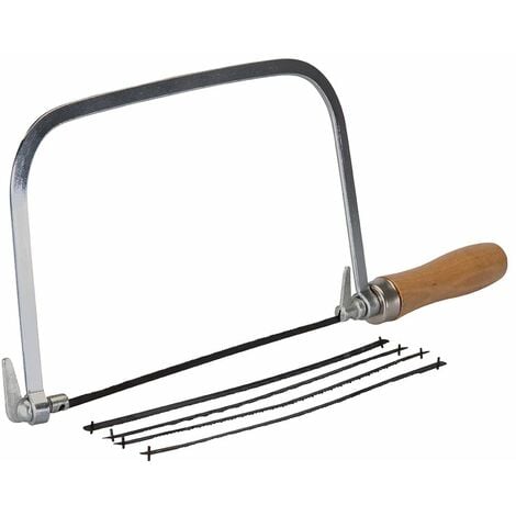 Silverline Coping Saw &amp 5 Blades - 170mm