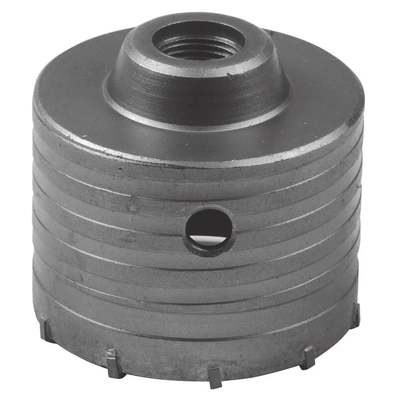 Fresa carotatrice a tazza per muri in tct e acciaio robusto Silverline 595769-80 mm