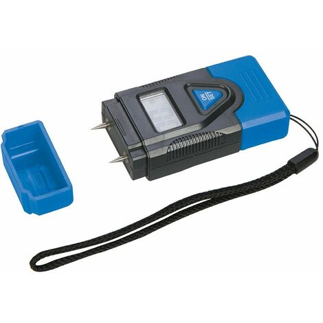 Silverline Digital Moisture Meter Wood: 6-42% Concrete: 0.2-2% 220841