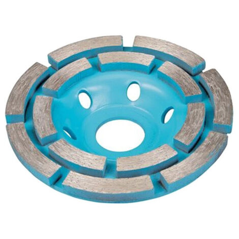 Silverline - Disco de diamante para la molienda de hormigón 2 filas 100 x 22,2 mm