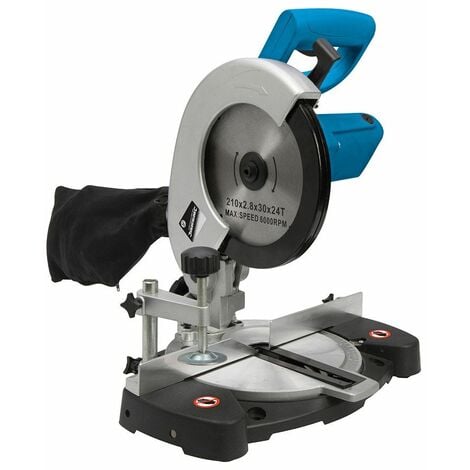 Silverline DIY 1400W Compound Mitre Saw 210mm 1400W UK 262705