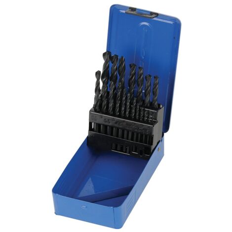 Silverline DS50 HSS Jobber Drill Bit Set 19-Piece 1-10mm