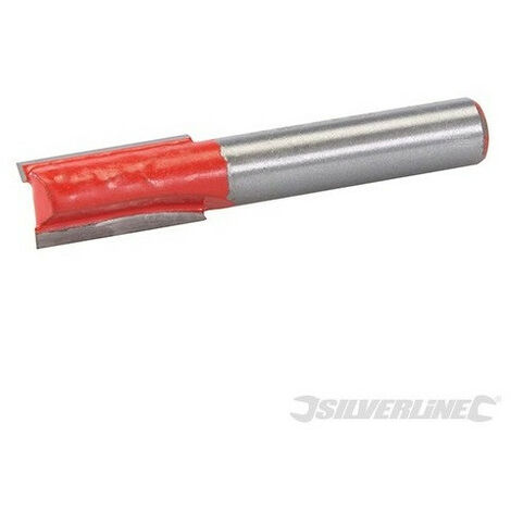 Silverline - Fraise droite de 8 mm métrique - 10 x 20 mm