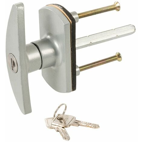 Silverline Garage Door Locking Handle - 75mm Diamond
