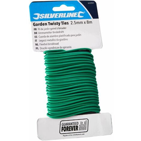 Silverline Garden Twisty Ties 2.5mm x 8m 633941