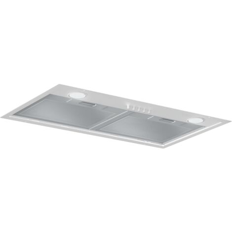Silverline – Hotte décorative encastrable 60 cm – Débit d'air max 410 m³/h – Niveau sonore max 69 dB – Classe énergétique A – Éclairage LED 2 x 3 W