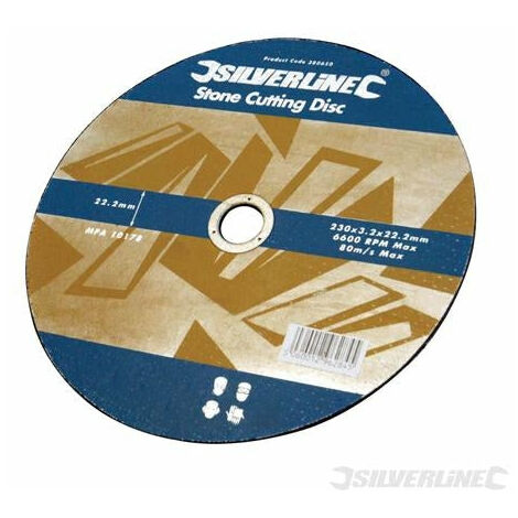 Silverline ideale per  pietra disco di taglio piatto, 100 x 3 x 16 mm – Confezione da 10