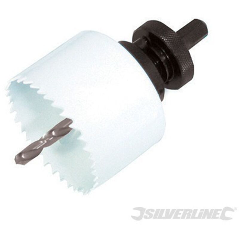 Kit di 9 seghe a tazza bimetallica per elettricisti denti hss temprati Silverline