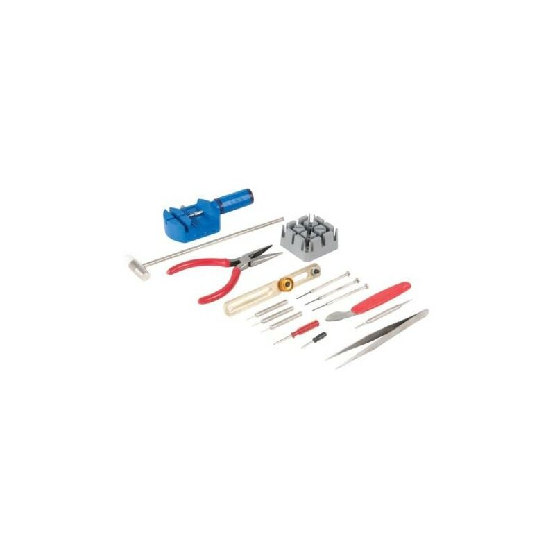 Image of United Trade - Silverline 870757 Kit di strumenti per riparazione orologio 16 pz