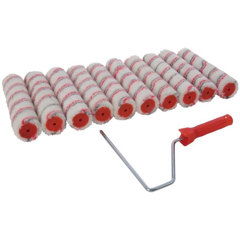 Silverline - monture pour rouleau et 10 manchons 254 mm 271515