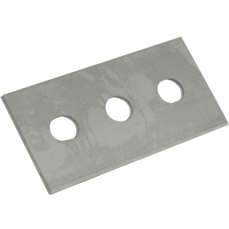 Silverline - Lames Double Extrémité Pour Grattoir, 10 Pcs - 0,2 Mm