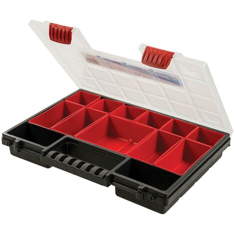 Maletin Organizador Plastico 18 Compartimentos 360x252x64 mm. Caja  Almacenaje, Malentin Organizador, Organizador Plastico ART P