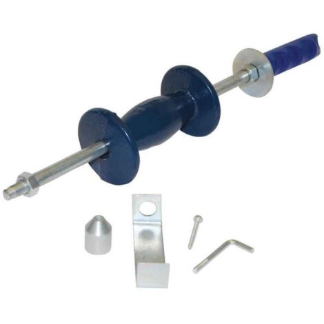 Silverline – Masse à inertie pour débosselage carrosseries – Jeu de 5 pièces – Acier galvanisé – Accessoires inclus pour extraction roulements