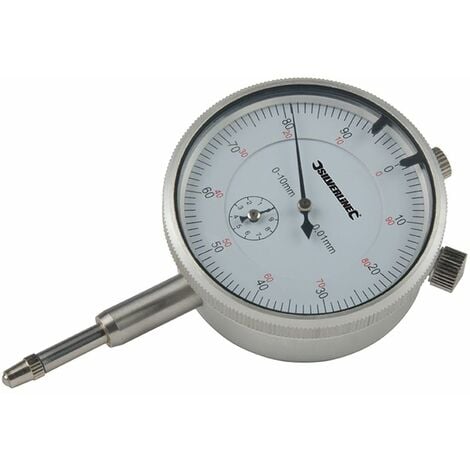 Silverline Metric Dial Indicator - 0 - 10mm