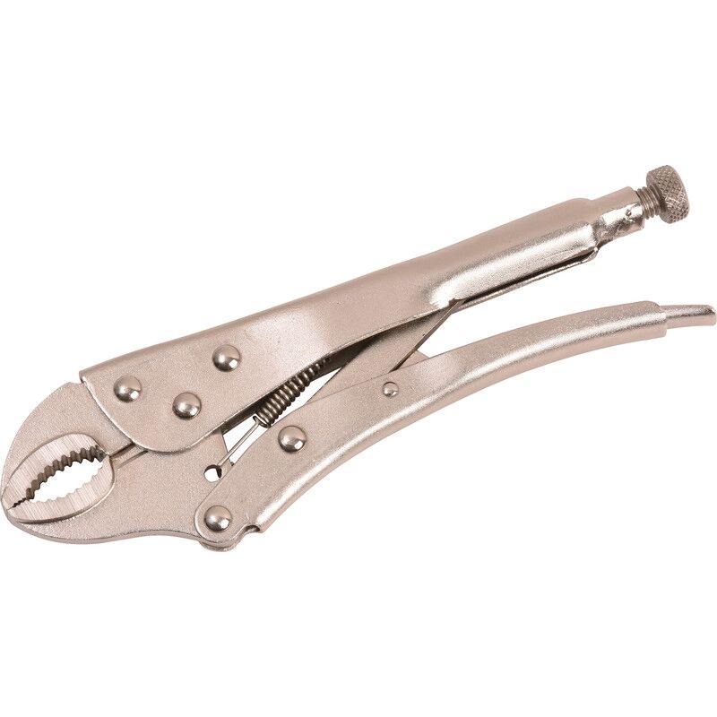 Pince Étau Courbé - 220mm Silverline Pl100