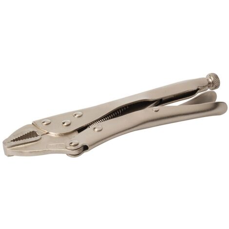 Silverline Pinza auto-bloccante curvata 220mm Straight