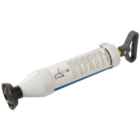 Silverline – Piston déboucheur 370 mm pour canalisations – Évacuation haute pression – Usage professionnel – MS138