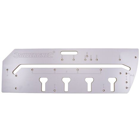 Silverline Plantilla para el fresado de encimeras 900 mm