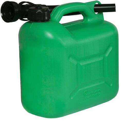 Silverline Plastic Fuel Can 5Ltr Green 847074