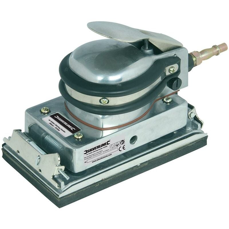 Silverline - Ponceuse pneumatique orbitale 90 x 170 x 12 mm