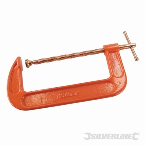 Silverline - Presse En C - 200 Mm