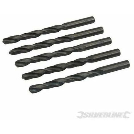 Silverline - Punte metriche Jobber HSS-R 5 p.zi dispobili in vari formati-11/32 x 12.5 mm