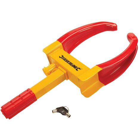 Sabot de roue antivol ajustable ouvert. 175 à 225 mm à 2 clés - 950147 - Silverline