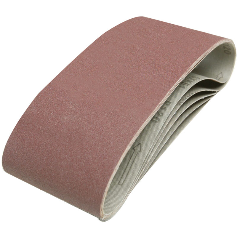 Silverline Schleifbänder, 100 X 610 Mm, 5er-pckg. 120er-körnung