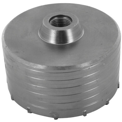 Silverline – Scie cloche trépan 125 mm – Tranchants en carbure de tungstène – Pour béton et brique – Filetage 1/2' BSP