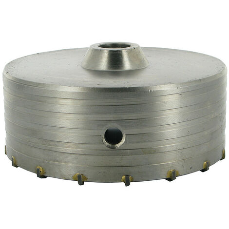 Silverline – Scie cloche trépan 150 mm – Tranchants en carbure pour béton et brique – Emmanchement 1/2" BSP – Coupe nette sans éclat