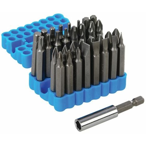 Silverline Screwdriver Bit Set 33pce - 50mm