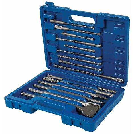Silverline SDS Plus Masonry Drill & Steel Set 15pce 196570