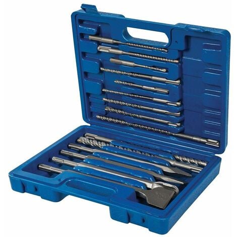 Silverline SDS Plus Masonry Drill & Steel Set 15pce 196570