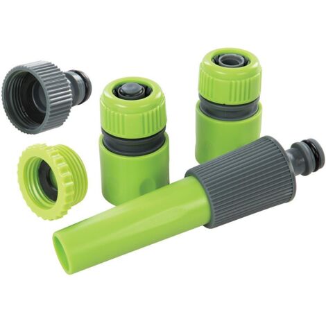 Silverline Set di 5 Connettori Tubi 4pce