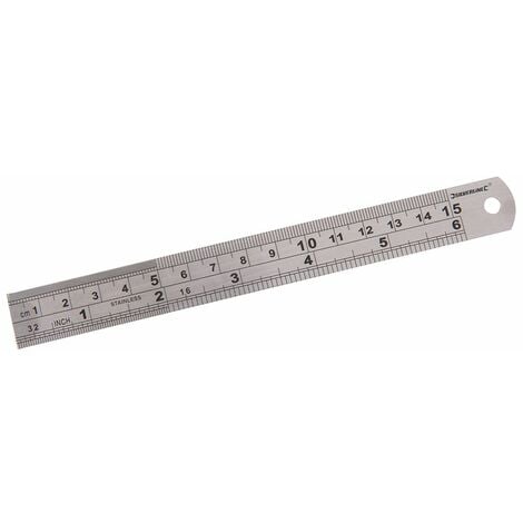 Silverline Steel Rule - 150mm