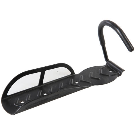 Silverline – Support vélo mural 20 kg – Acier embouti robuste – Pour garage ou maison – Maintien sécurisé et gain d'espace