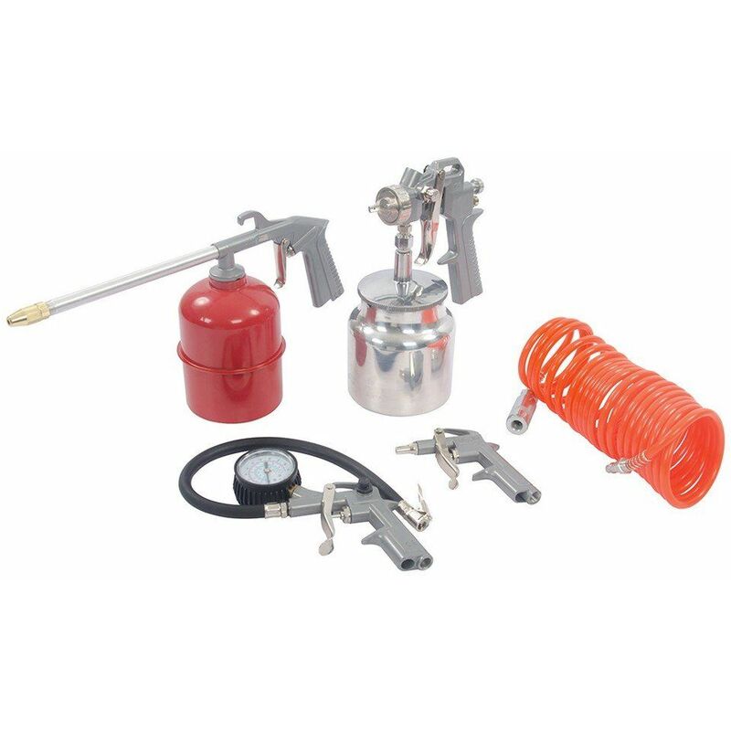Air Tools & Compressor Accessories Kit 5pce -