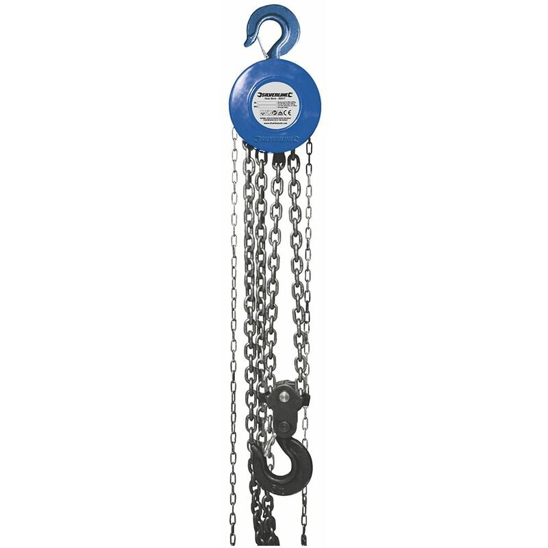 Silverline - Chain Block - 5000kg / 3m Lift Height