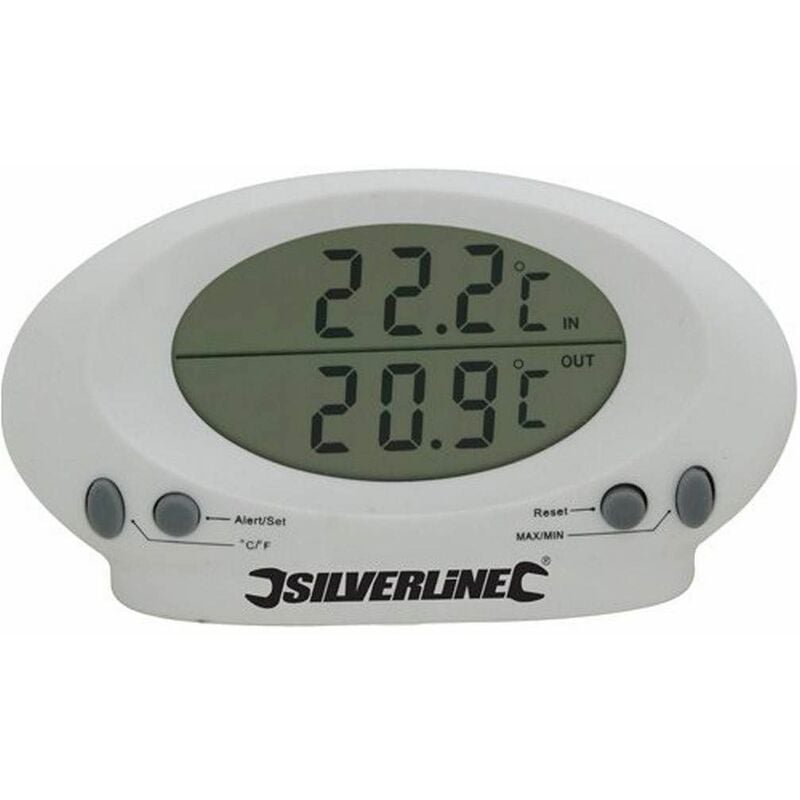 Silverline - Indoor/Outdoor Thermometer -50�C to +70�C 675133