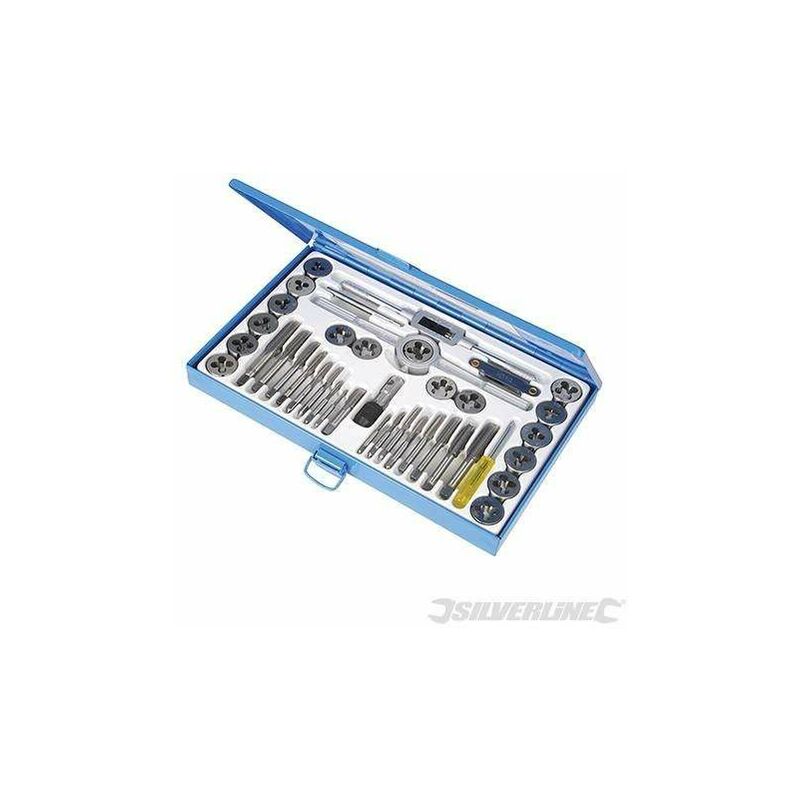 

Silverline Juego Machos Y Terrajas Hss 40U.