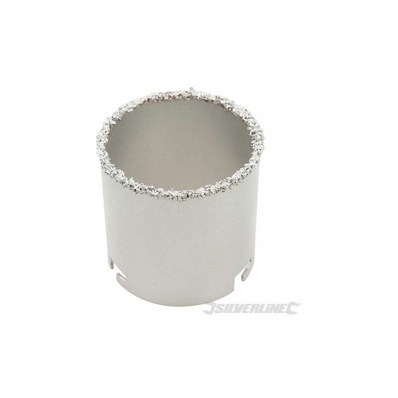 Silverline Tungsten Carbide Grit Holesaw 93mm 688671
