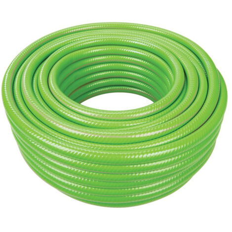 Silverline – Tuyau d'arrosage PVC renforcé 30 m – Résistant aux UV et au givre – Flexible et durable – Compatible avec raccords 12,7 mm
