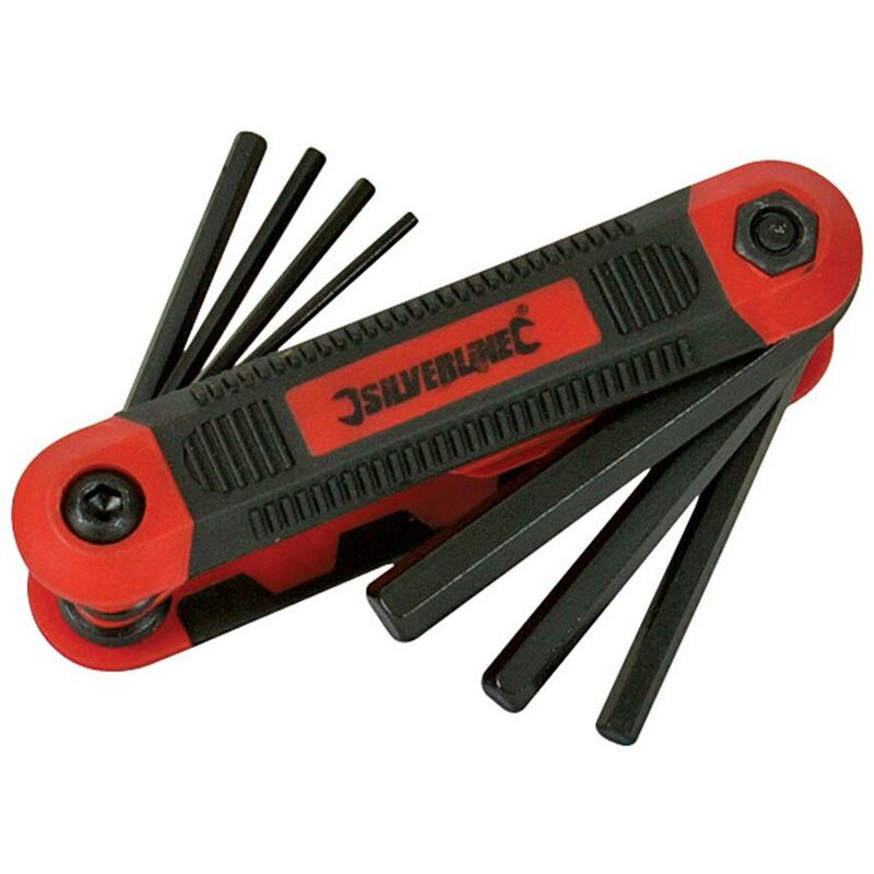 Silverline - Set di chiavi esagonali metriche Expert 8 p.zi 1,5 - 8 mm