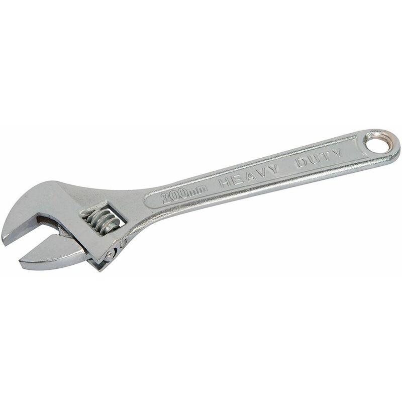 Silverline - Adjustable Wrench - Length 200mm - Jaw 22mm